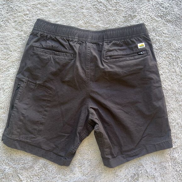 Vuori Men’s Charcoal Gray Ripstop Shorts Size Medium V370 Active Performance - Picture 7 of 8
